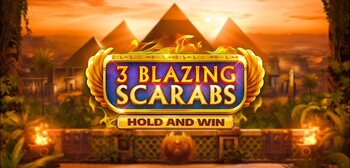Play 3 Blazing Scarabs Hold and Win at ICE36