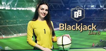 Play Football Blackjack 5 at ICE36