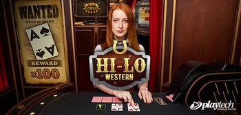 Play Live Hi-Lo Western By PlayTech at ICE36