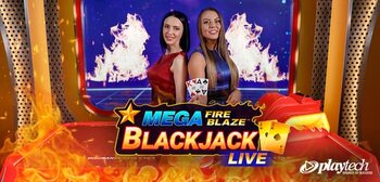 Play Mega Fire Blaze Blackjack Live at ICE36