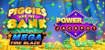 Play Mega Fireblaze Piggies and the Bank Powerplay at ICE36