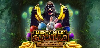 Play Mighty Wild Gorilla Easter Jackpots at ICE36