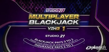 Play Studio 21 VZN Blackjack 1 at ICE36