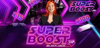 Play Super Boost Blackjack at ICE36