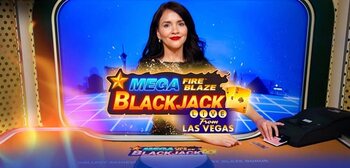 Play Vegas Fire Blaze Blackjack Live at ICE36