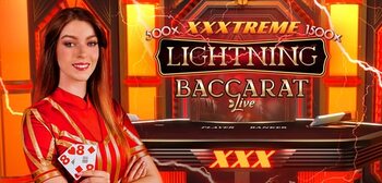 Play XXXtreme Lightning Baccarat at ICE36