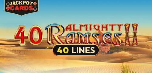 Play 40 Almighty Ramses II at ICE36 Casino