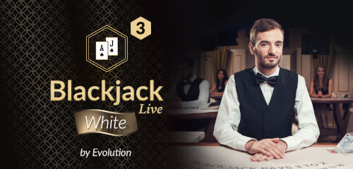 Play Blackjack White 3 by Evolution DK at ICE36 Casino