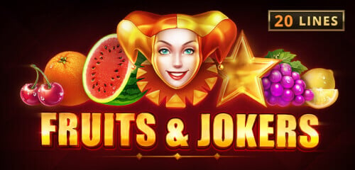 Fruits & Jokers: 20 Lines