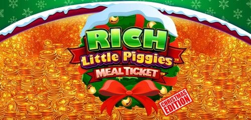 Play Rich Little Piggies Meal Ticket Christmas Edition at ICE36 Casino
