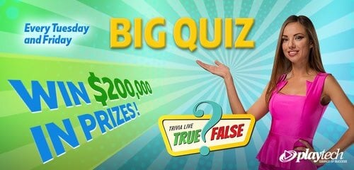 Play True False Live Trivia at ICE36 Casino