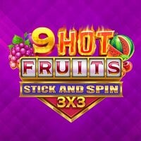 9 Hot Fruits Stick and Spin 3x3