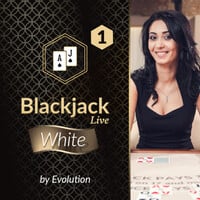 Blackjack White 1 by Evolution