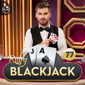Play Blackjack 77 - Ruby at ICE36