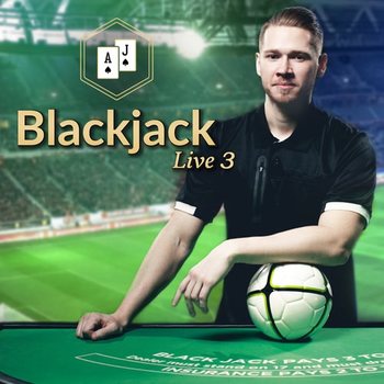 Play Football Blackjack 3 at ICE36