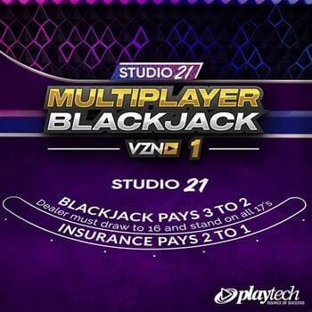 Play Studio 21 VZN Blackjack 1 at ICE36