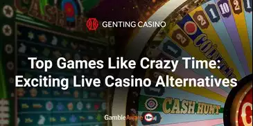 top games like crazy time banner