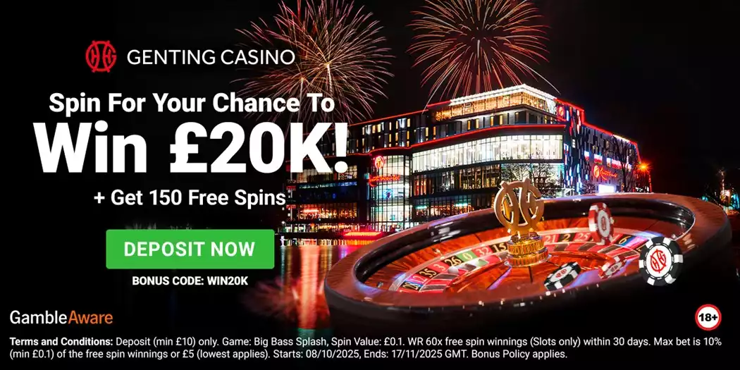 Chance to Win £20k + 150 Free Spins on Big Bass Splash