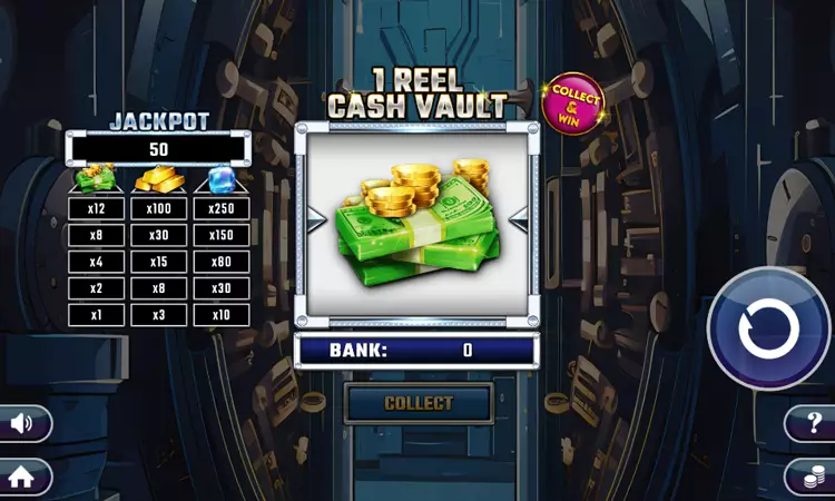 1-reel-cash-vault-game-screen