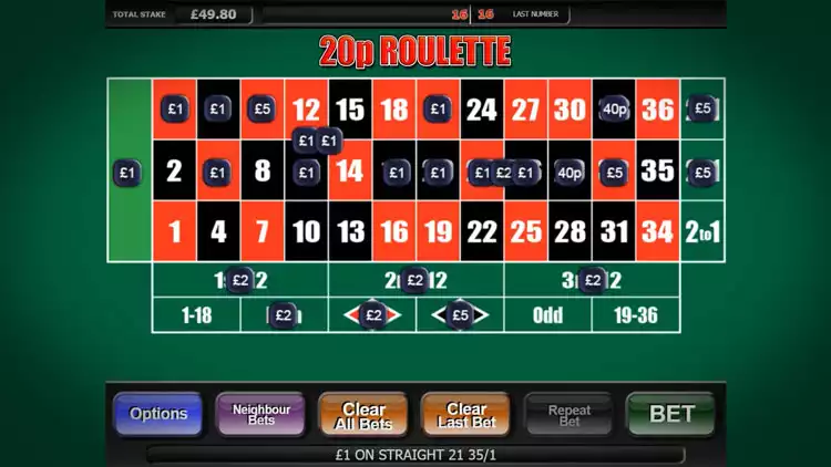 20p roulette in-game previews