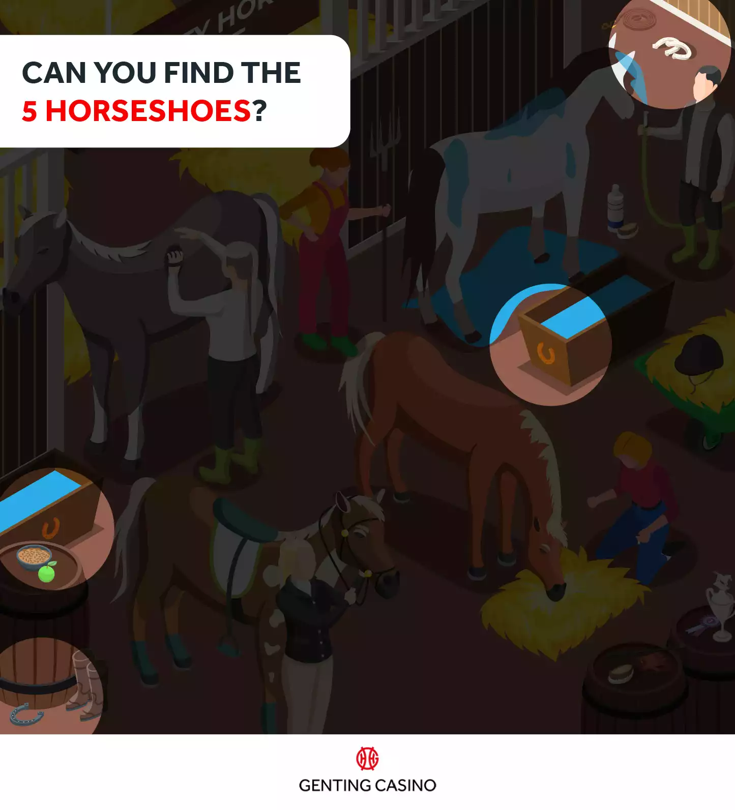 5 Horseshoes Answers