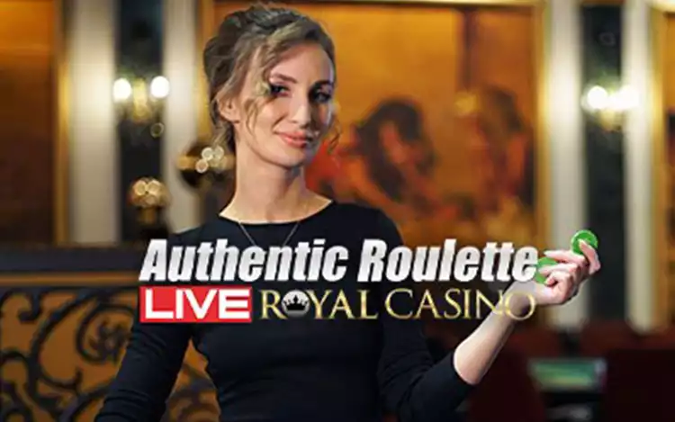 authentic roulette live royal casino banner