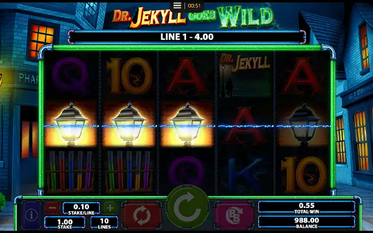 Dr Jekyll Goes Wild Slot
