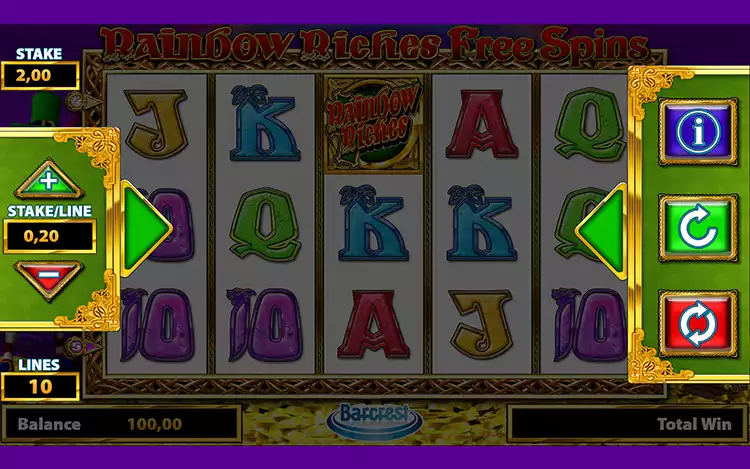 Rainbow Riches Free Spins