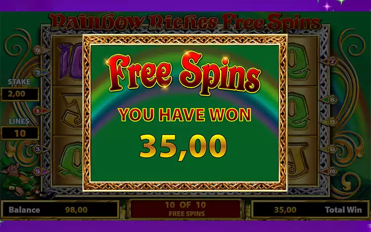 Rainbow Riches Free Spins
