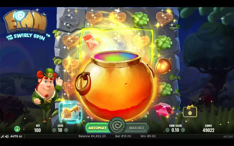 Finn And The Swirly Spin Slot - Magic Transform