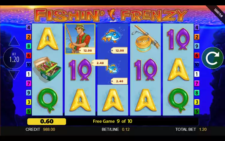 Fishin Frenzy Megaways Slot - Jackpot and Bonus