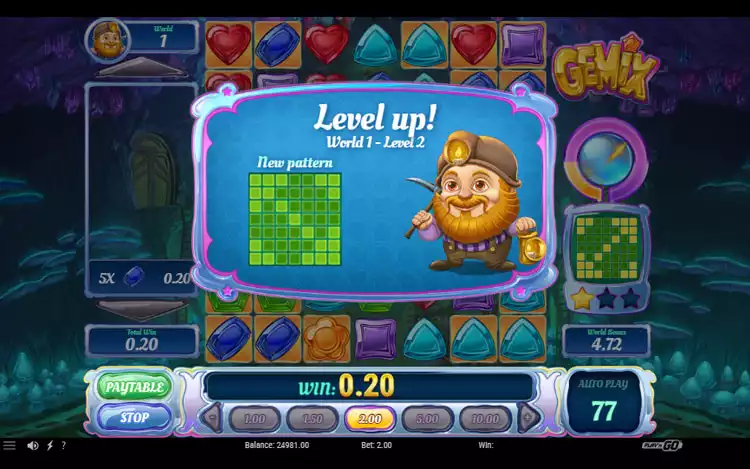 Gemix - Jackpot and Bonus Feature