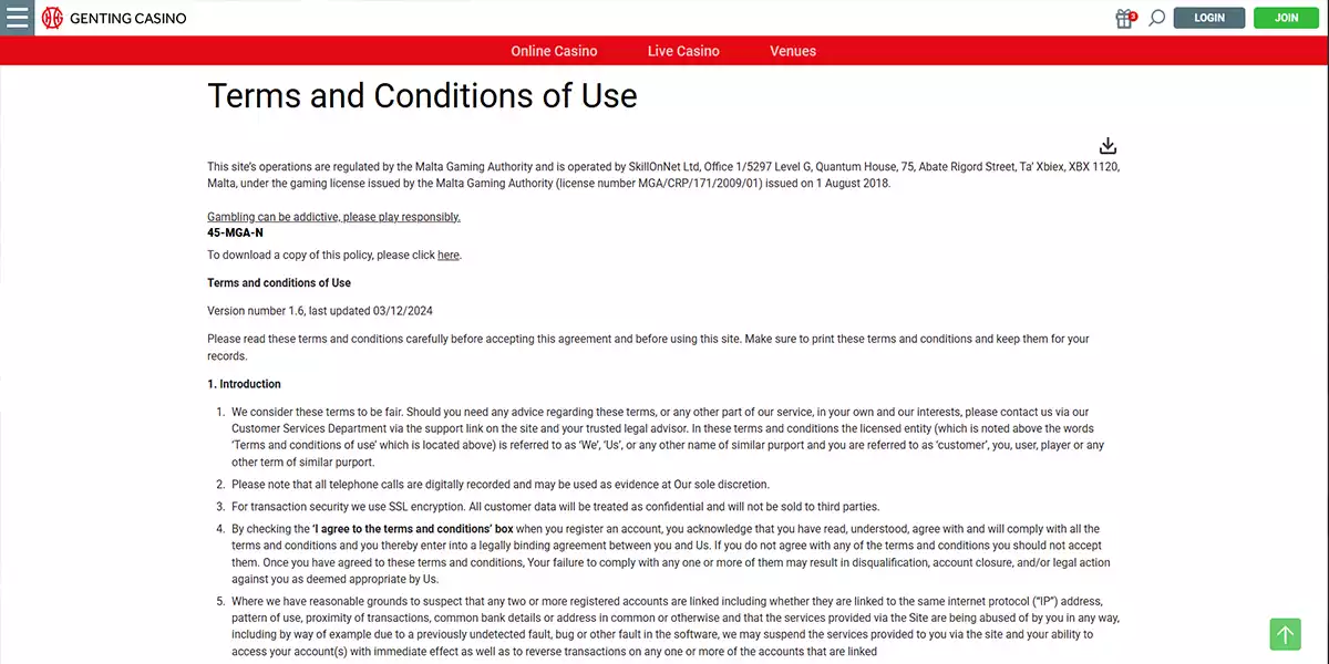 Genting-Casino-Terms-and-Conditions