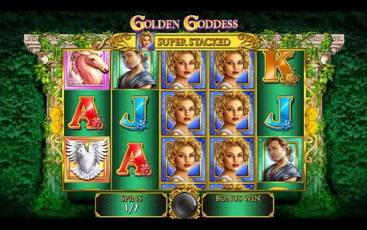 Golden Goddess Slot - Free Spin Feature