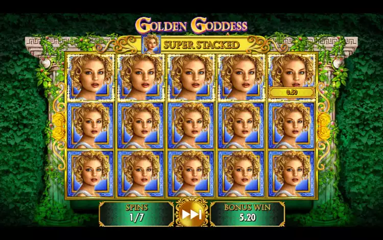 Golden Goddess Slot - Super Stacked Feature
