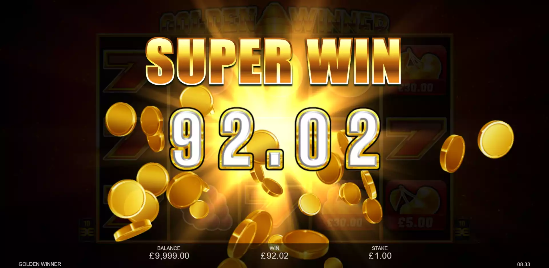 Golden Winner slot game preview