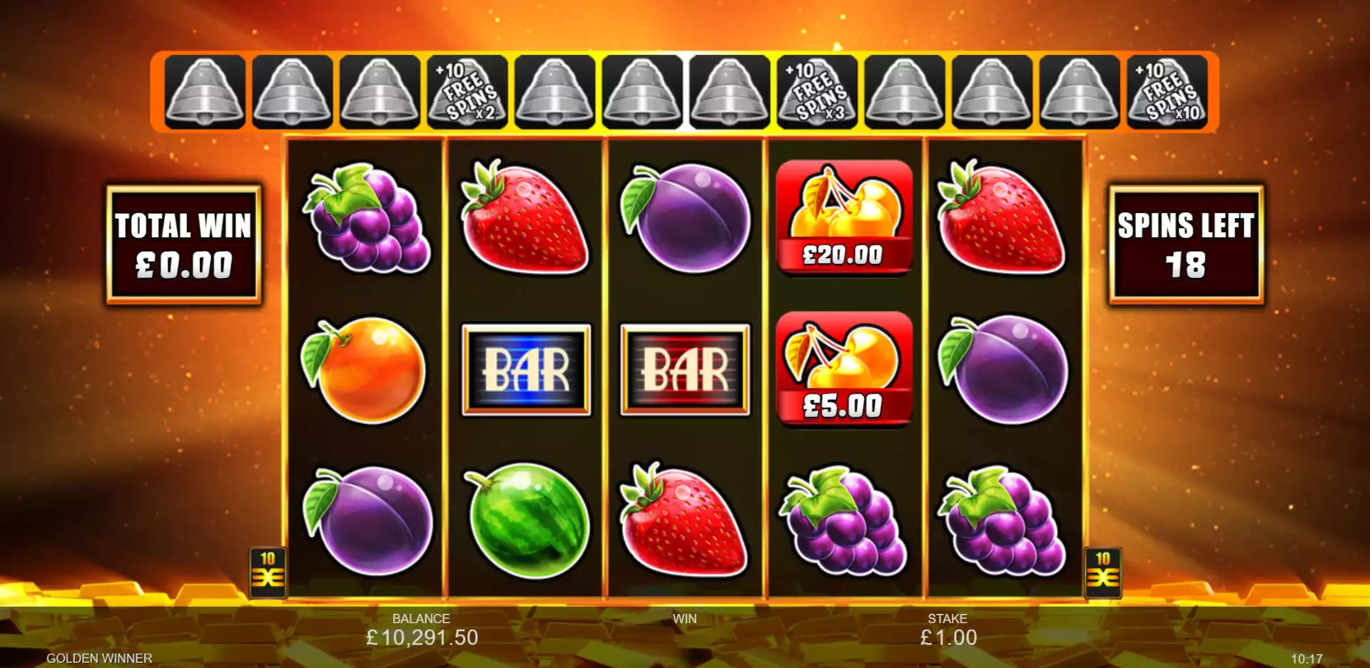 Golden Winner slot game preview