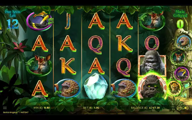 Gorilla Kingdom Slot - Transform Feature Symbol