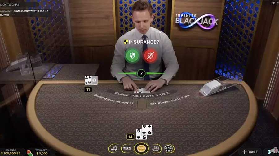 Infinite Blackjack