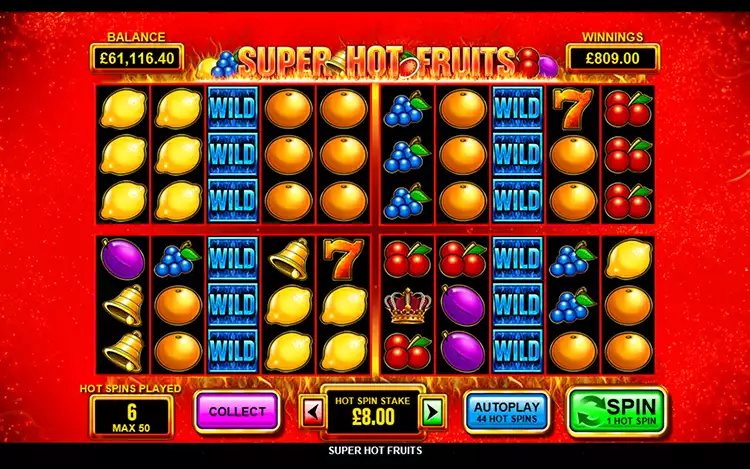 Super Hot Fruits Megaways slot