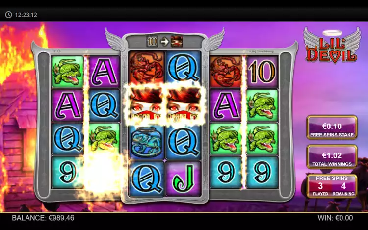 Lil' Devil Slot - My Angel Free Spin Feature