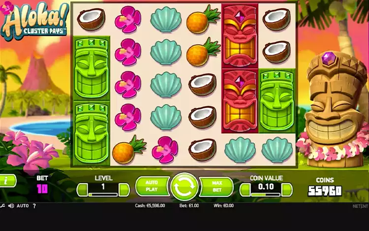 Aloha! Cluster Pays Slot