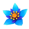 Butterfly Staxx - Blue Flower symbol