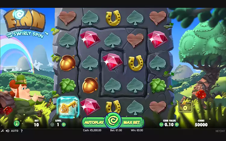 Finn And The Swirly Spin Slot