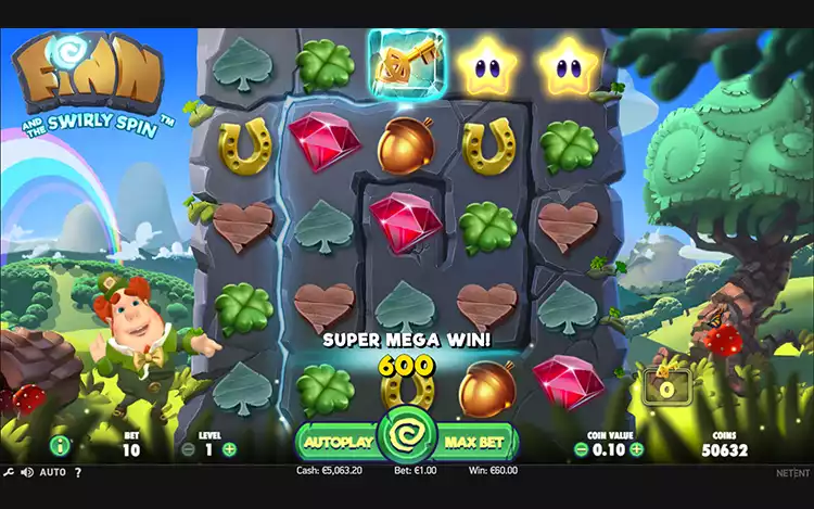 Finn And The Swirly Spin Slot