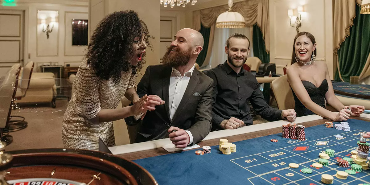 playing casino games