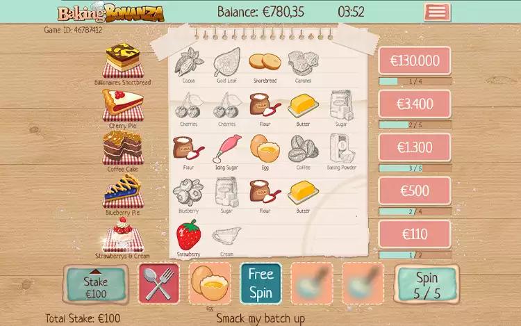 Baking Bonanza - Free Spin Feature