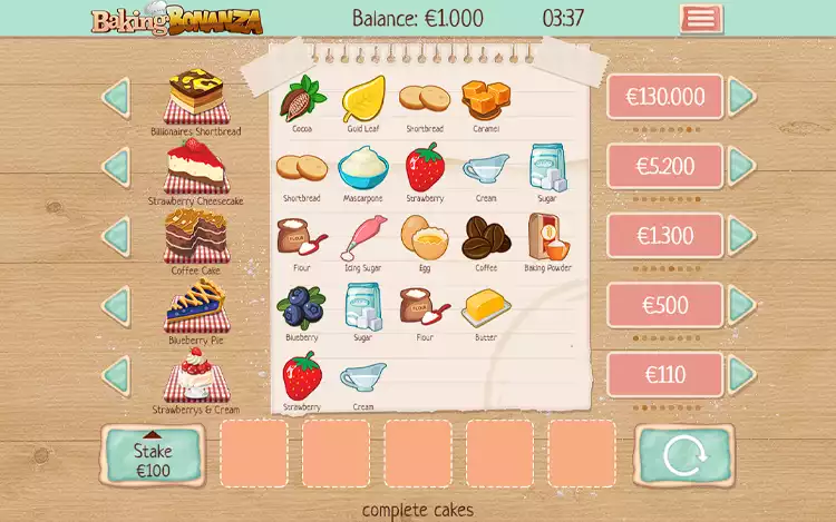 Baking Bonanza Slot