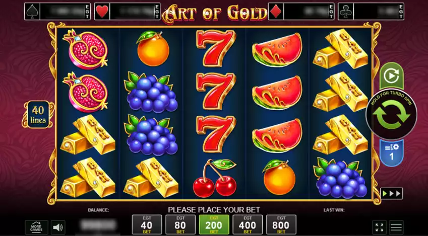 Art of Gold New Slot