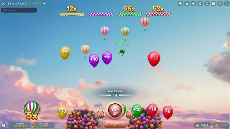 balloon-race-live-game-screen